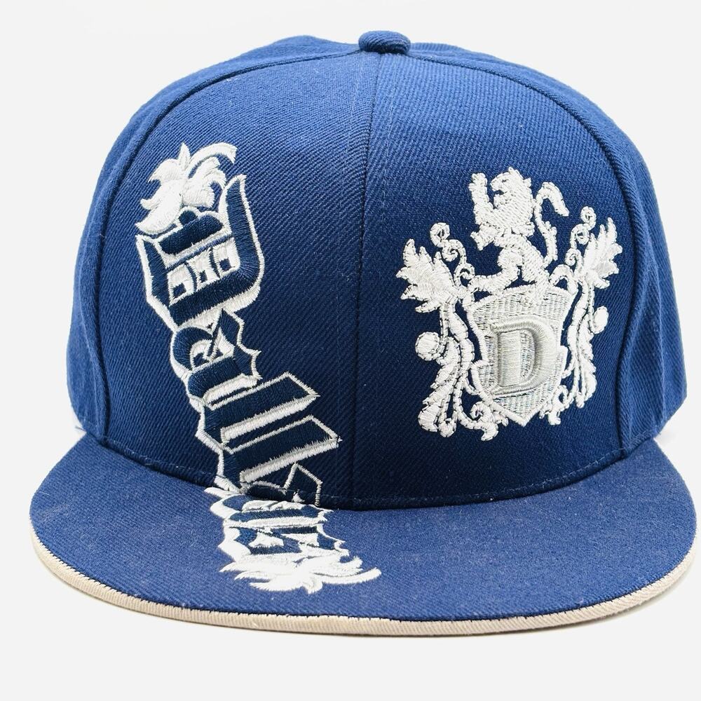 Dallas Texas Fitted Hat XXL Blue Flat Cap By Top Pro